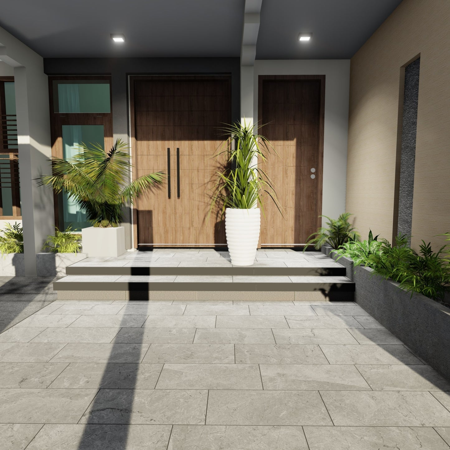 Rainier Sierra Grey flooring blocks ideal for indoor and outdoor use