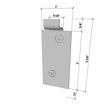 Clip e chiusura per fascia alta